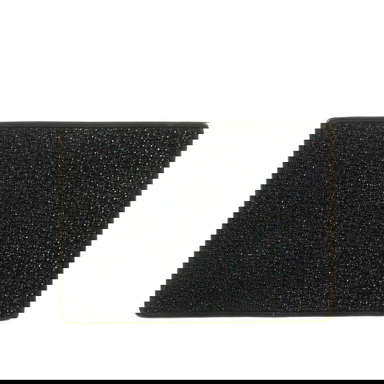 Stingray Hide Pocket Credit Card Holder: Excellent well-made brand new; easily fits in any pocket; stingray one side; cowhide for card slots; 3 card slots; 4.5" x 3";