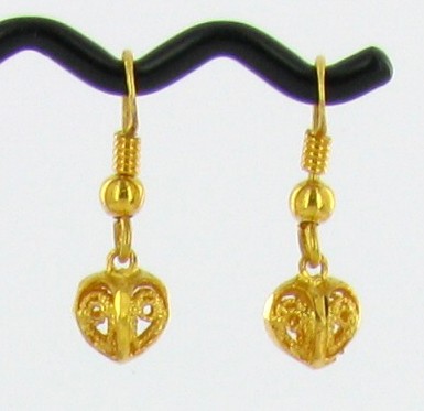 22k Gold Vermeil Earrings: Excellent well crafted piece