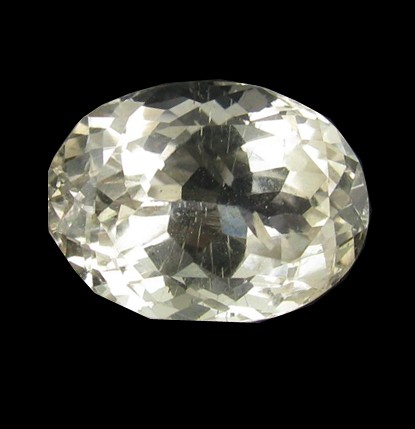 6.5ct Lemon Green Kunzite Afghan Appr. Est. $1587: Excellent hi-grade piece; well cut & colored; with treatment