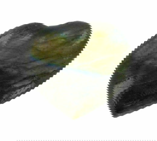 61.49ct Gem Grade Labradorite Polished Heart: Neon Peacock Colors; Excellent hi-grade piece