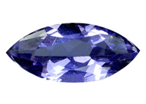 0.43ct Blue Violet Natural Iolite Marquise Cut: Excellent hi-grade piece; well cut & colored; with treatment