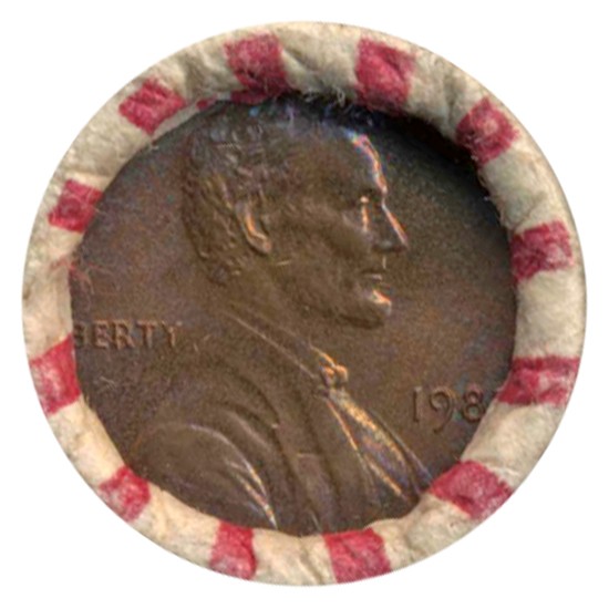 1982 Lincoln Cent RARE Never Opened Original Bank: Extremely Rare 30 year old never opened bank roll; end coins look GEM; huge GEM or Error/Variety potential; Just look at these GEM values MS66 $30; MS67 $75; MS68 $950!!!
