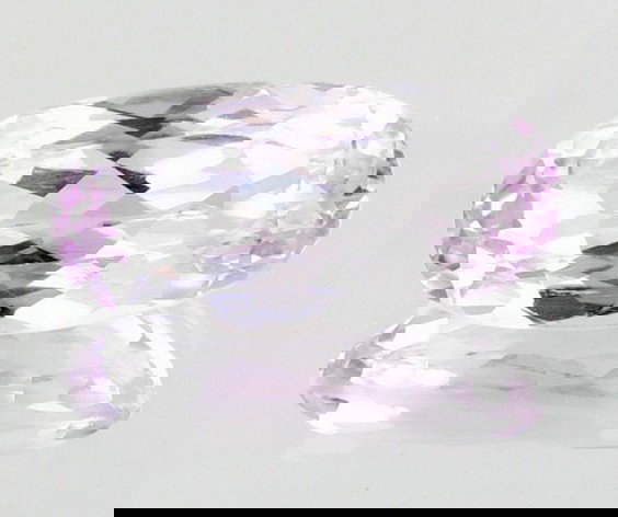 11ct Natural Oval Pink Kunzite: Excellent piece; well cut and colored; with treatment