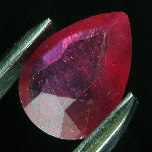 2.6ct Afghan Cherry Red Ruby Appraised $10k: Scarce higher grade Afghan specimen WITHOUT stabilization treatment; less than average inclusions with significant translucense upon backlighting and excellent glow upon frontlighting; lab quality eva