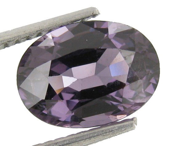 2.94ct Platinum Cobalt Silver Burmese Spinel: Excellent piece; well cut & colored; with treatment