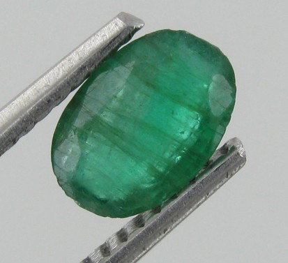 0.79ct Octagon Cut Emerald Colombia: Excellent hi-grade piece; well cut/colored; with treatment