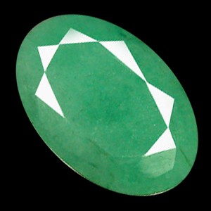 0.60ct Natural Green Emerald Colombian Gemstone: Excellent hi-grade piece; well cut & colored; with treatment