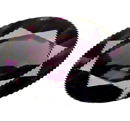 2.80ct Natural Oval Ceylon Purple Spinel: Excellent piece; well cut & colored; with treatment