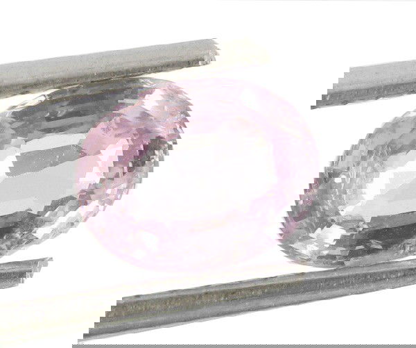 1.00ct Sparkling Natural Oval Burma Pink Spinel: Excellent piece; well cut & colored; with treatment