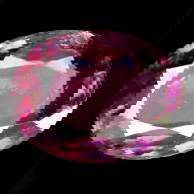 2.20ct Natural Oval Ceylon Purple Pink Spinel: Excellent piece; well cut & colored; with treatment