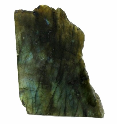 245ct Labradorite Polished Slab Neon Peacock Clrs: Excellent hi-grade piece; ready for final cutting