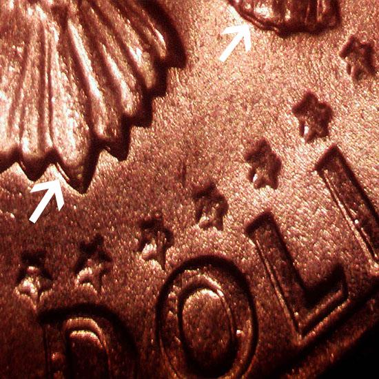 1970s JFK Half Dollar Reverse Error: AU condition with strong reverse doubling