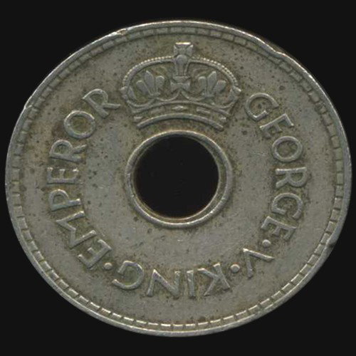 1936 Fiji Penny Edward Hi Grade: Excellent XF; only 120k minted