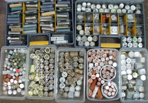 1958D Unsearched Estate Hoard BU Silver Dime Roll: 50 pieces; One unsearched brilliant uncirculated roll of the date listed from the partially pictured estate hoard of a very picky hoarder! This guy put away only choice or better coins. 10000+ rolls a