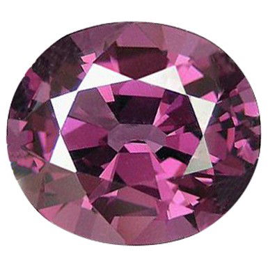 2.26ct Attractive Oval Pinkish Purple Spinel: Excellent piece; well cut & colored; with treatment