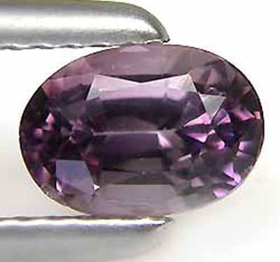 1.15ct Natural Oval Afghan Purple Spinel: Excellent piece; well cut & colored; with treatment