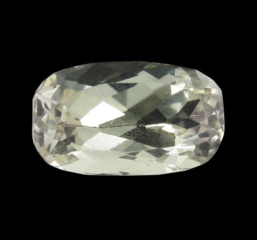7.63ct Lemon Green Kunzite Afghan: Excellent hi-grade piece; well cut & colored; with treatment