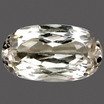 4.87ct Oval Cut Top Mozambique White Pink Kunzite: SUPER RARE stone; high grade; even rarer in large size