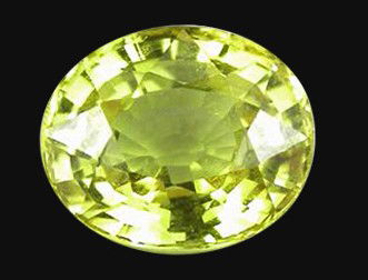 1.58ct Supreme Yellow Sapphire Ceylon: Excellent piece; well cut & colored; with treatment