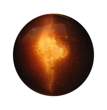 2.53ct Siliminate Cat's Eye Cabochon: Excellent hi-grade piece; well cut & colored; with treatment