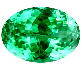 29.90ct Brilliant Ocean Green Kunzite Afghanastan: rich deep color; extremely clear and well cut