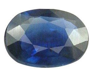 1.00ct Cambodia Pailin Blue Sapphire: Excellent hi-grade piece; well cut & colored; with treatment