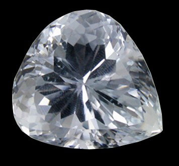 26.62ct Unheat Aqua Blue Kunzite: Excellent hi-grade piece; well cut & colored; NO treatment