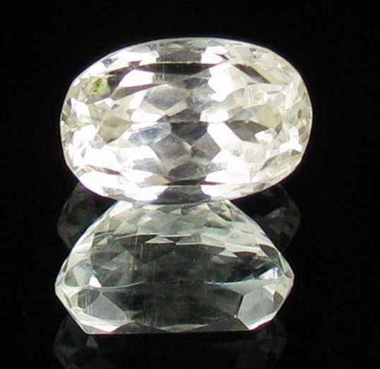 4.34ct Yellow Afghan Kunzite: Excellent piece; well cut & colored; with treatment