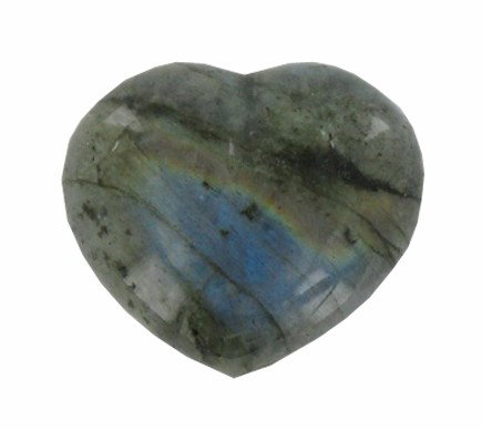 67.4ct Gem Grade Labradorite Heart Peacock Colors: Excellent hi-grade piece