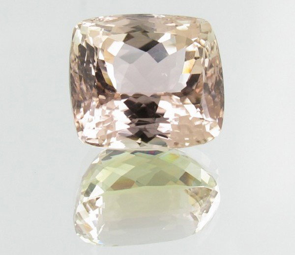 74.0ct Natural Best Lemon Color Kunzite: Excellent hi grade piece; well cut & colored; with treatment