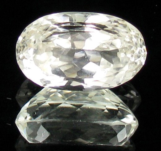 7.14ct Yellow Afghan Kunzite: Excellent piece; well cut & colored; with treatment