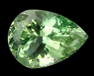 31ct Natural Green Afghan Kunzite: Excellent hi-grade piece; well cut & colored; NO treatment