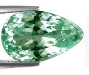 11.6ct. Gorgeous Ocean Green Natural Kunzite VVS: Excellent high grade piece; with treatment