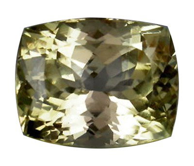 24.5 Stunning Natural Yellow Kunzite Afghan: Excellent hi grade piece; well cut & colored; with treatment