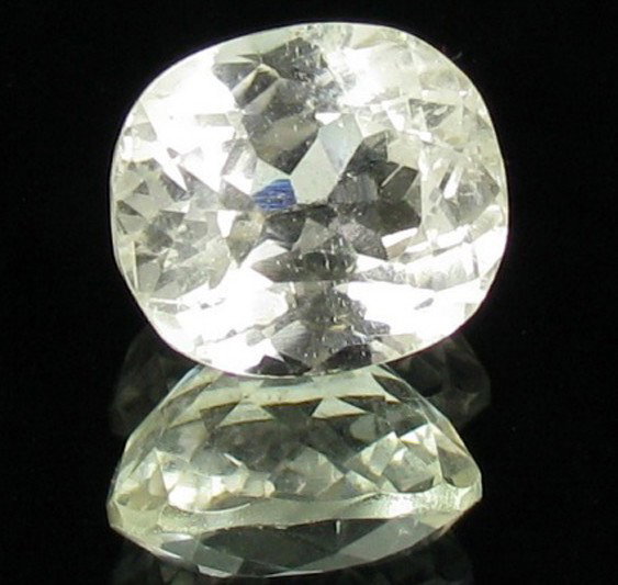 6.06ct Yellow Afghan Kunzite: Excellent piece; well cut & colored; with treatment