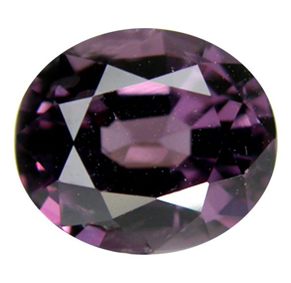 2.55ct Natural Oval Purple Ceylon Spinel: Excellent piece; well cut & colored; with treatment