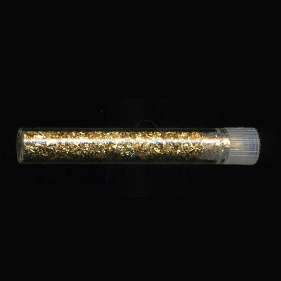 Gold Flakes Vial 1-2 Grains Pure 24K: Pure Gold