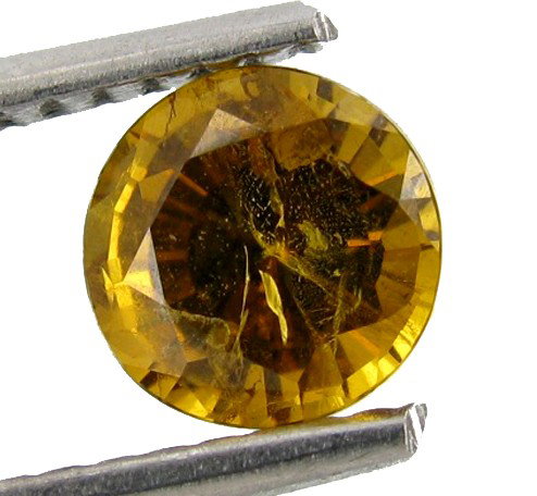 0.93ct Grossular Mali Garnet: Excellent piece; well cut & colored; with treatment