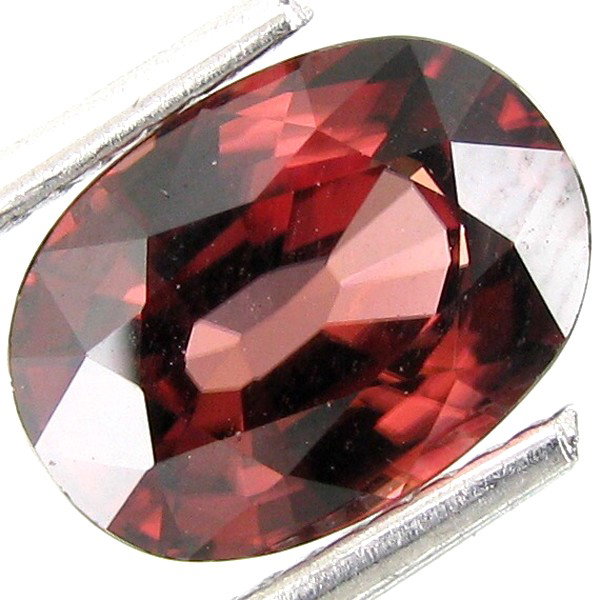 2.84ct Clean Natural Imperial Red Zircon: Excellent specimen; well cut & colored; with treatment