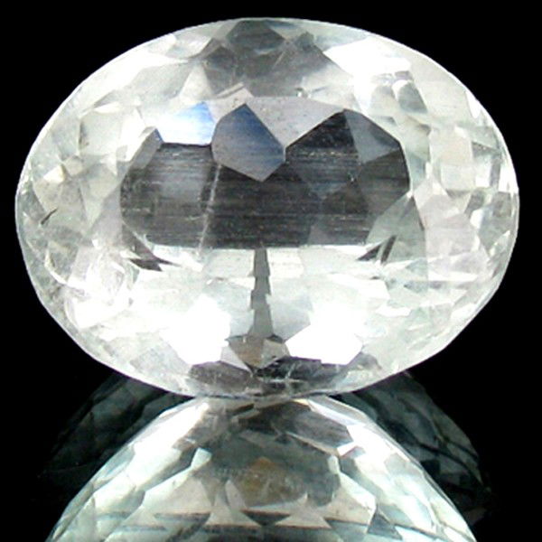 9.07ct Blue Acquamarine Appraised $19k: Excellent light blue colored specimen oval cut; lab quality evaluation 7; treatment as noted; Gem Guide wholesale $2268-$3628; full retail appraisal $19047; full lab evaluation available