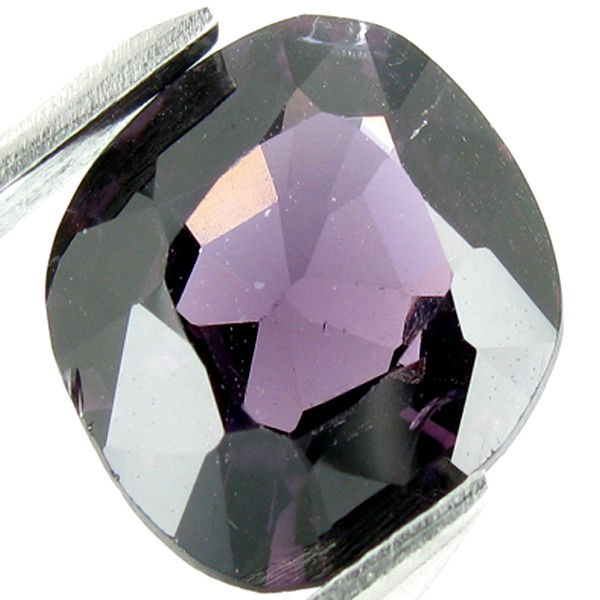 4.87ct Purple Spinel Appraised $17k: Excellent purple colored specimen oval cut; lab quality evaluation 9; treatment as noted; Gem Guide wholesale $2435-$3896; full retail appraisal $16636; full lab evaluation available