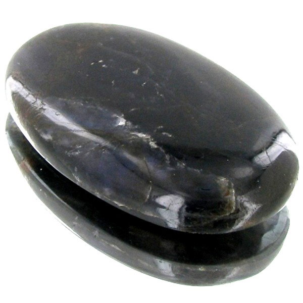 116ct Untreated Iolite Cabachon: Excellent piece; well cut and colored; NO treatment