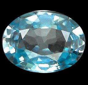 1.21ct Top AAA Oval Cut Blue Green Zircon VVS: VERY RARE Cambodian Zircon top grade; RARE COLOR