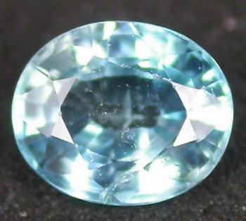 .9ct Sea Foam Blue Zircon Cambodia VS: VERY RARE Cambodian Zircon top grade; RARE COLOR