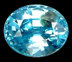 1.49ct Top AAA Oval Cut Blue Green Zircon VVS: VERY RARE Cambodian Zircon top grade; RARE COLOR