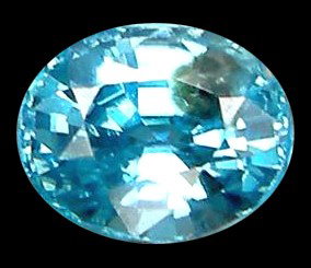 1.37ct Top AAA Oval Cut Blue Green Zircon VVS: VERY RARE Cambodian Zircon top grade; RARE COLOR