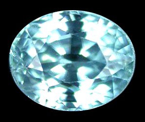 1.11ct VVS Majestic Sea Foam Blue Zircon: VERY RARE Cambodian Zircon top grade; RARE COLOR
