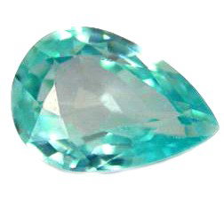 1.14ct Blinding Sea Foam Blue Zircon Unheated: VERY RARE Cambodian Zircon grade; RARE COLOR