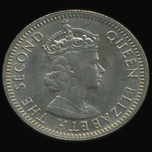 1961 Fiji 6 Pence Elizabeth BU MS64+: Excellent Choice Unc; only 400k minted