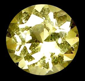 0.83ct Top VVS AAA Round Yellow Beryl Tanzania: Scarce hi grade light yellow well colored/cut